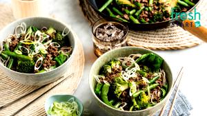1 package (218 g) Asian Style Beef with Vegetables
