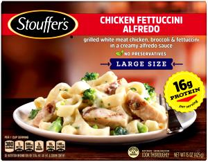 1 package (220 g) Chicken Fettuccine Alfredo