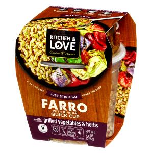 1 package (225 g) Farro with Quinoa Quick Cup