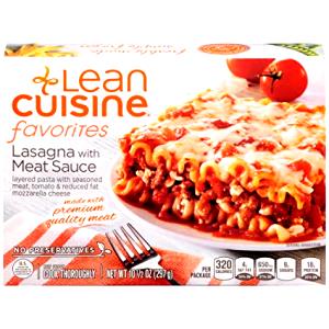 1 package (227 g) Lean Gourmet Layered Lasagna with Meat Sauce