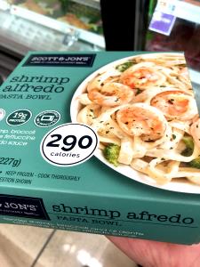 1 package (227 g) Shrimp Alfredo