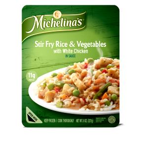 1 package (227 g) Stir Fry Rice & Vegetables with White Chicken