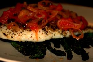 1 package (227 g) Tilapia Cacciatore