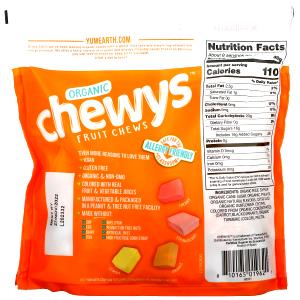 1 package (23 g) Organic Energy Fruit Chews (23g Package)