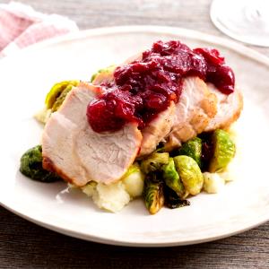 1 package (238 g) Turkey Breast Medallions in a Cranberry Relish with Sweet Potato Casserole