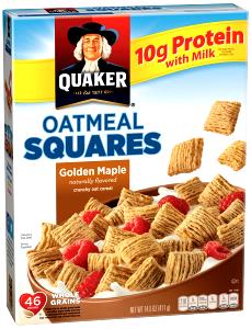 1 package (24 g) Oatmeal Squares Cereal Snacks - Maple & Brown Sugar