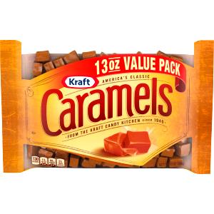 1 Package (2.5 Oz) Caramels Candies
