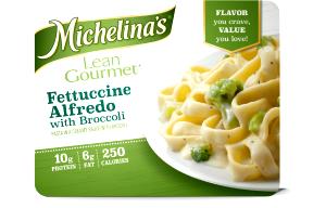 1 package (255 g) Lean Gourmet Fettuccine Alfredo with Broccoli
