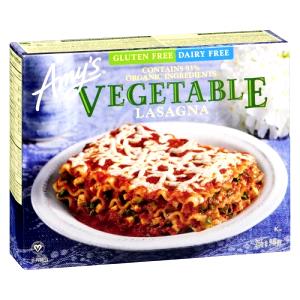 1 package (255 g) Vegetable Lasagna with Basil Tomato Sauce