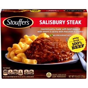 1 package (264 g) Salisbury Steak with Macaroni & Cheese