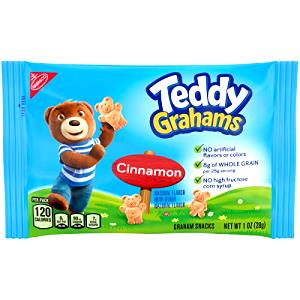 1 package (28 g) Cinnamon Teddy Grahams (Package)