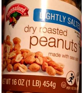1 package (28 g) Dry Roasted Peanuts