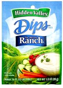 1 package (28 g) Ranch Dressing