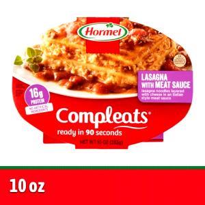 1 package (283 g) Lasagna with Meat Sauce