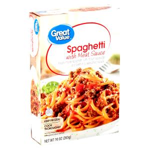 1 package (283 g) Spaghetti with Meat Sauce