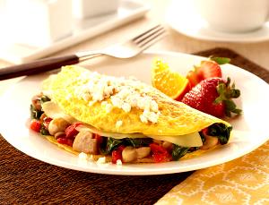 1 package (283 g) Spinach Mushroom Omelet