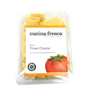 1 package (283 g) Three Cheese Ravioli