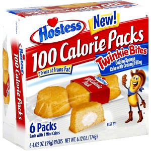 1 package (29 g) 100 Calorie Pack Twinkie Bites