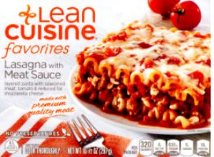 1 package (297 g) Simple Favorites Lasagna with Meat Sauce