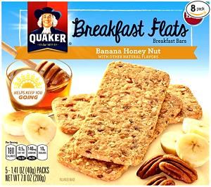 1 package (3 bars) (40 g) Breakfast Flats - Banana Honey Nut