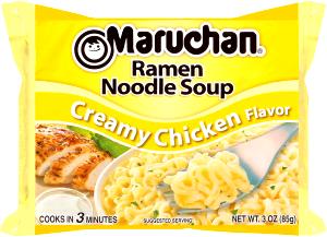 1 Package (3 Oz), Prepared Mostly Noodles Soup