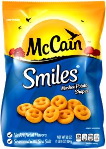 1 package (3 oz) Smiley Fries