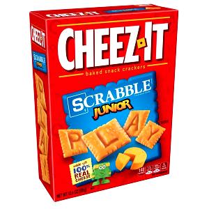 1 package (31 g) Cheez-It Scrabble Junior Snack Crackers