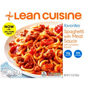 1 package (326 g) Lean Cafe Spaghetti with Meat Sauce