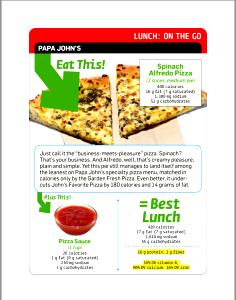 1 package (34 g) Pizza Pie