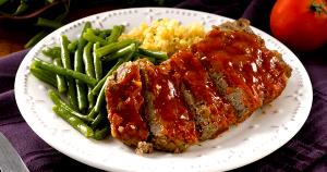 1 package (340 g) Meatloaf with Honey Bourbon Glaze