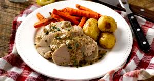 1 package (340 g) Pork Tenderloin with Whole Grain Mustard Sauce