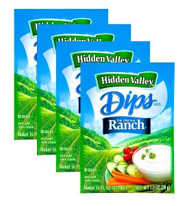 1 package (35 g) Creamy Ranch Snack A Rounds