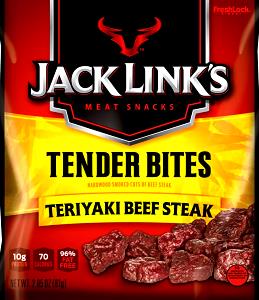 1 package (35 g) Teriyaki Beef Steak Tender Bites (Package)