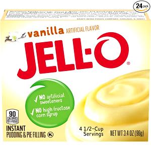 1 Package (3.5 Oz) Vanilla Puddings (Instant, Dry Mix)