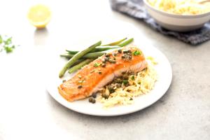 1 package (354 g) Salmon Picatta
