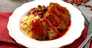 1 package (354 g) Southwest Bison Meatloaf with Smoky Tomato Glaze