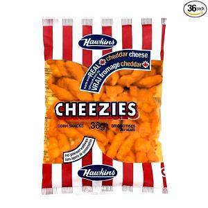 1 package (36 g) Cheezies