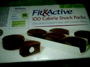 1 package (37 g) Chocolate Frosted Cakes with Creamy Filling (100 Calorie Snack Packs)