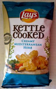 1 package (38.9 g) Kettle Cooked Creamy Mediterranean Herb Potato Chips (Package)