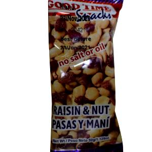 1 package (39 g) Raisin & Nut