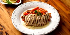 1 package (390 g) Grilled Chicken Breast with Garlic Veloute