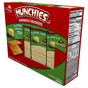 1 package (39.1 g) Munchies Jalapeno Cheddar Sandwich Crackers