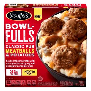 1 package (396 g) Bowl-Fulls Classic Pub Meatballs & Potatoes