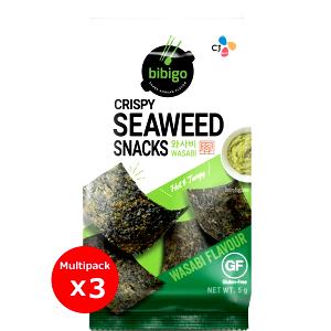 1 package (4 g) Seaweed Snack - Wasabi