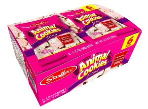 1 package (40 g) Animal Cookies Variety Pack