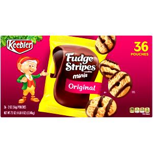 1 package (40 g) Fudge Shoppe Mini Fudge Stripes (40g)