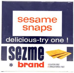 1 package (40 g) Sesame Snaps