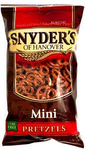 1 package (42.5 g) Pretzel Sticks (Package)