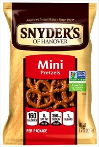 1 package (42.5 g) Pretzel Thins (Package)