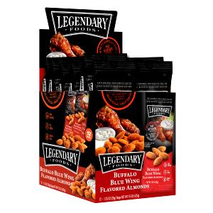 1 package (43 g) Buffalo Blue Wing Seasoned Almonds